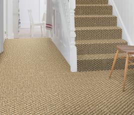 Sisal Bubbleweave Desert Bubble Carpet 2557 on Stairs thumb