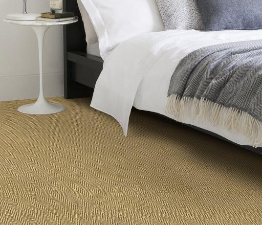 Sisal Herringbone Herne Carpet 4421 in Bedroom