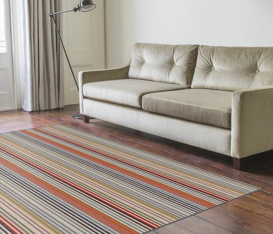 Margo Selby Westbrook Striped Rug 3 in Living Room