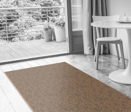 Jute Big Bouclé Toast Carpet 1620 in Living Room (Make Me A Rug)