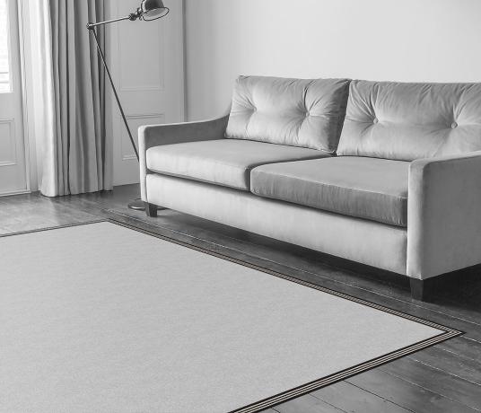 Stripes Thick Black Border  in Living Room