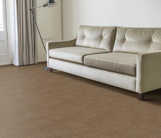 Sisal Herringbone Hinton Carpet 4425 in Living Room