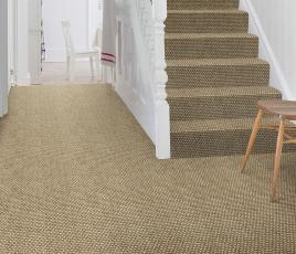 Sisal Metallics Titanium Carpet 2519 on Stairs thumb