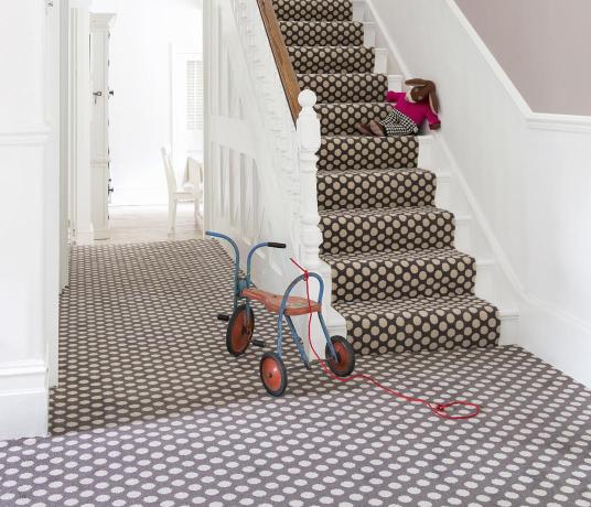 Quirky Spotty Grey Patterned Carpet 7143 lifestyle