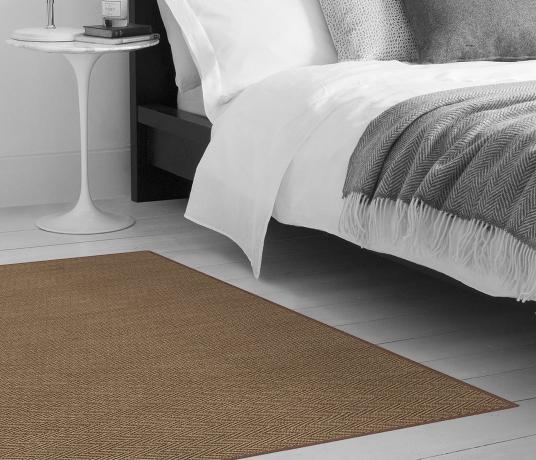 Sisal Herringbone Hinton Carpet 4425 as a rug (Make Me A Rug)