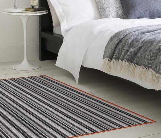 Pippa Striped Wool Rug as a rug (Make Me A Rug)