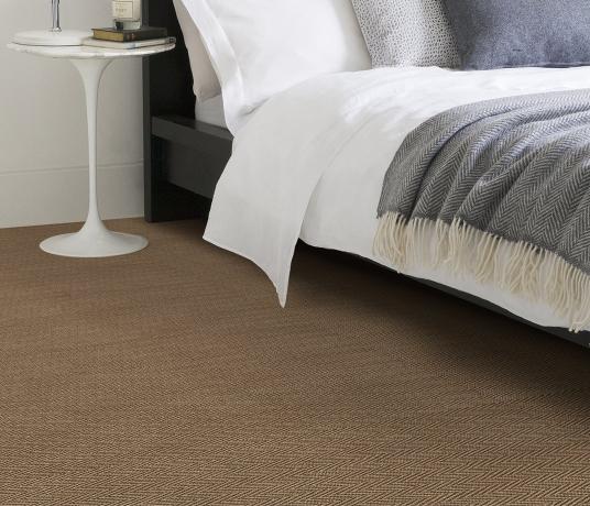 Sisal Herringbone Hinton Carpet 4425 in Bedroom