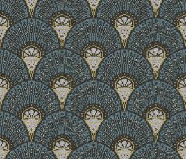 Quirky Deco Teal Runner by Divine Savages 7097 Swatch thumb