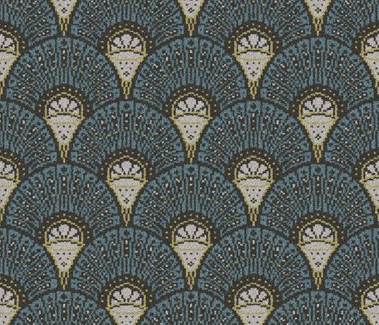 Quirky Deco Teal Runner by Divine Savages 7097 Swatch