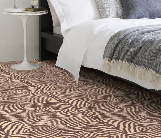 Quirky Zebo Grey Carpet 7121 in Bedroom