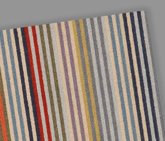 Margo Selby Westbrook Striped Rug 1 rug corner