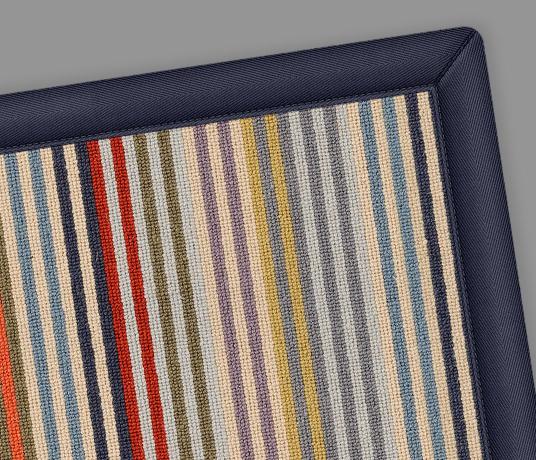 Margo Selby Westbrook Striped Rug 2 rug corner