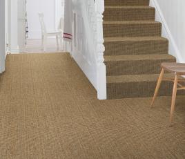 No Bother Sisal Bouclé Netley Carpet 1401 on Stairs thumb