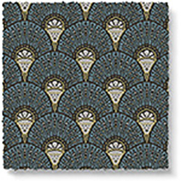 Quirky Deco by Divine Savages Teal 7097