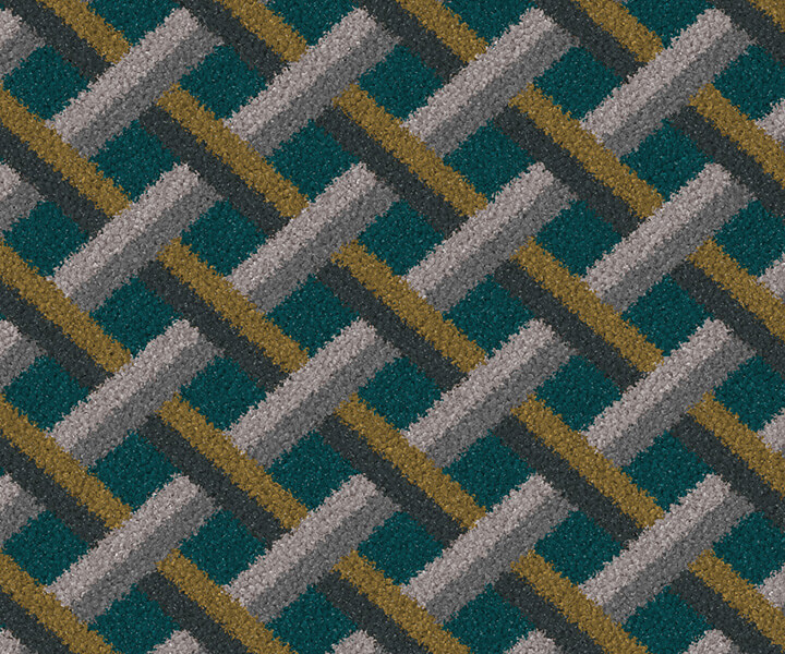 Quirky B Lattice Fletcher British patterned carpet designed by Ben Pentreath