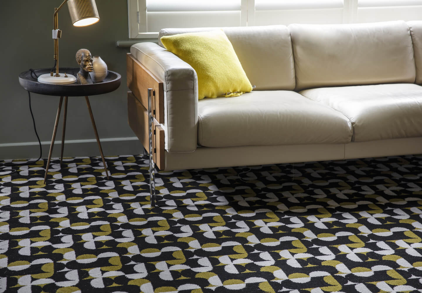 Alternative Flooring, British Wool Student Competition winning patterned carpet