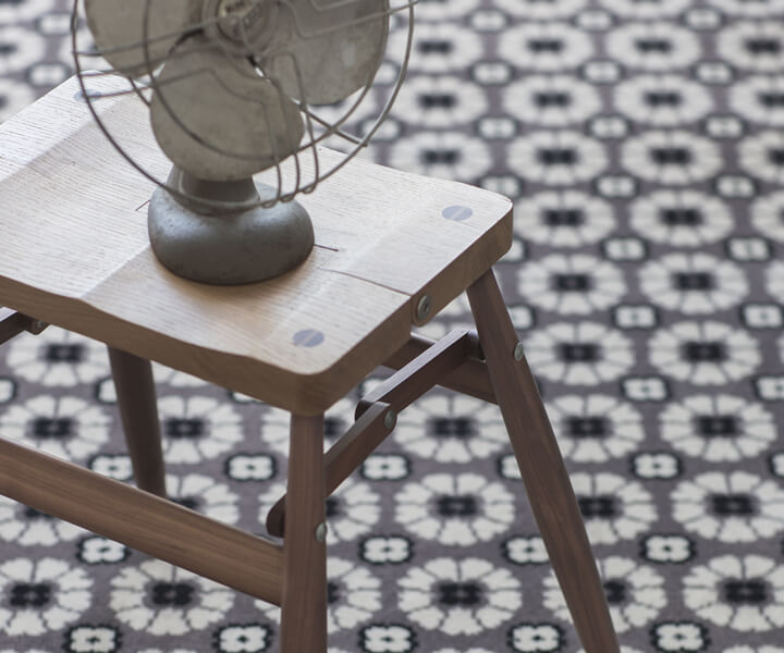 Quirky B Daisy British Patterned Carpet designed by Ashley Hicks