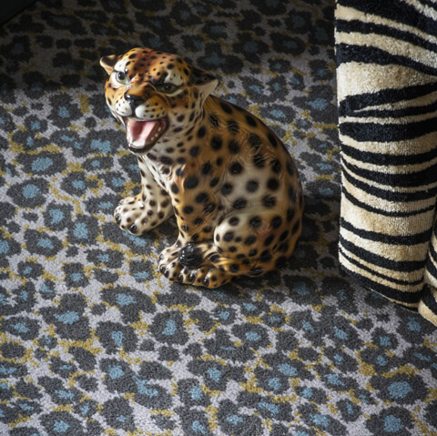Alternative Flooring, The Alternative Team, British patterned leopard print carpet